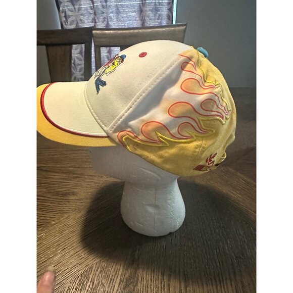 M&M's NASCAR Chase Authentics Hat Adjustable Kyle Busch 2014 Yellow & White embr - Picture 9 of 15